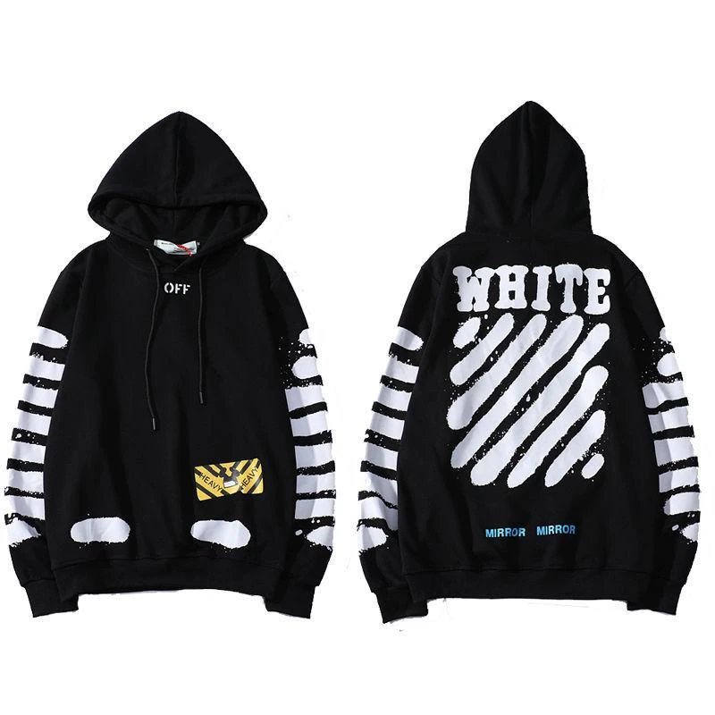 Off-White Arrow Print Black Hoodie - 20