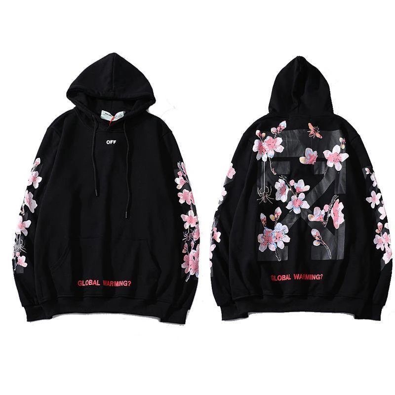Off-White Arrow Print Black Hoodie - 25