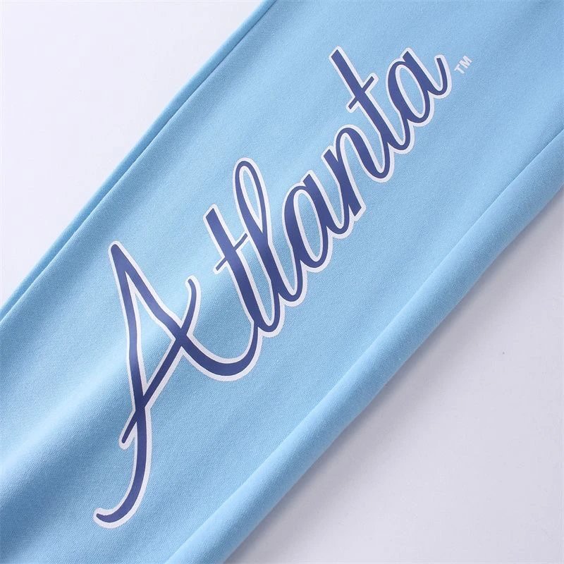 EC Studio Logo Embroidered Light Blue Hoodie - 22