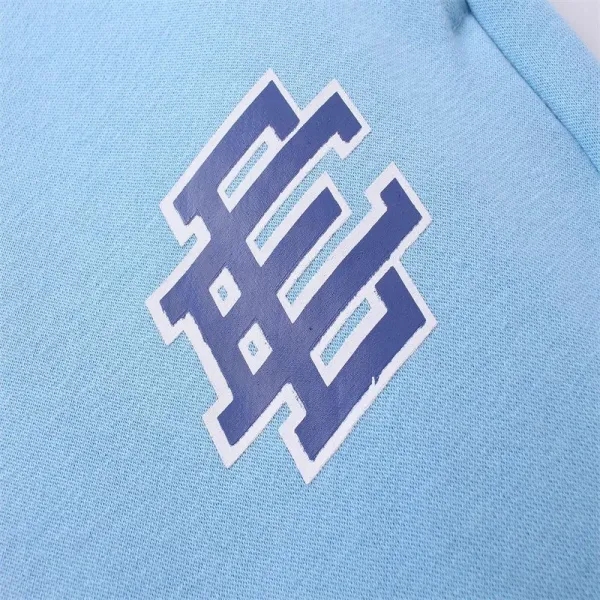 EC Studio Logo Embroidered Light Blue Hoodie - 21