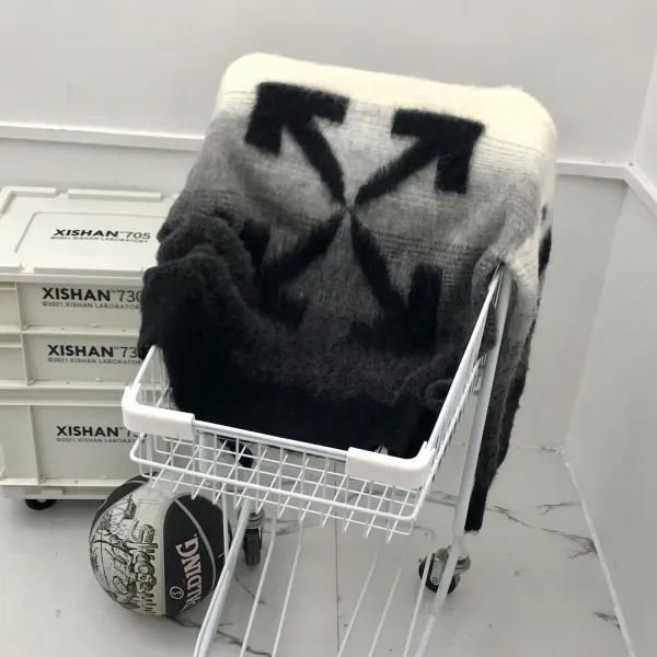 Off-White Arrow Gradient Knit Sweater - 1
