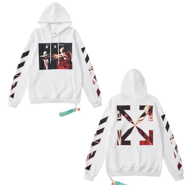 Off-White Arrow Print Black Hoodie - 12