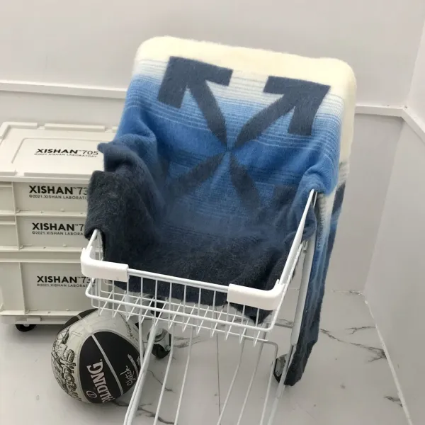 Off-White Arrow Gradient Knit Sweater - 7