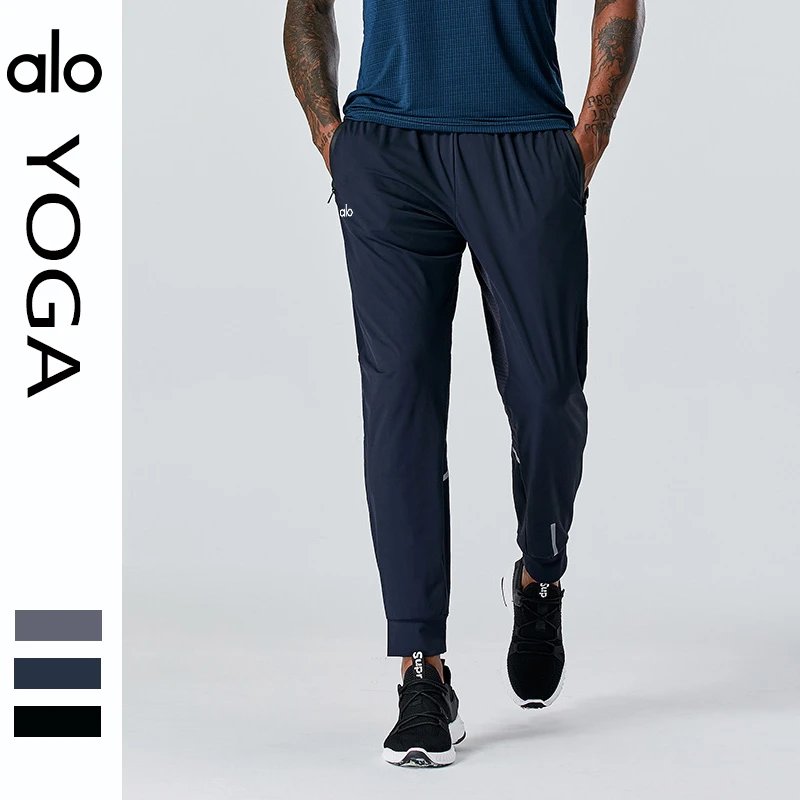 Al * Running Sports Pants Men's Thin Quick Drying Leg Tights