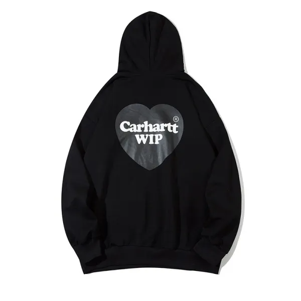 Carhartt WIP Heart Logo Hoodie Beige - 6