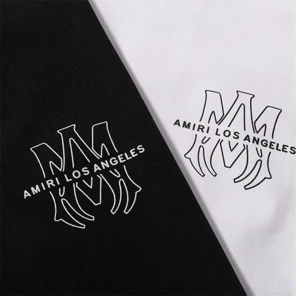Amiri Drip Logo Black T-Shirt - 26