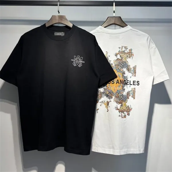 Amiri Drip Logo Black T-Shirt - 28