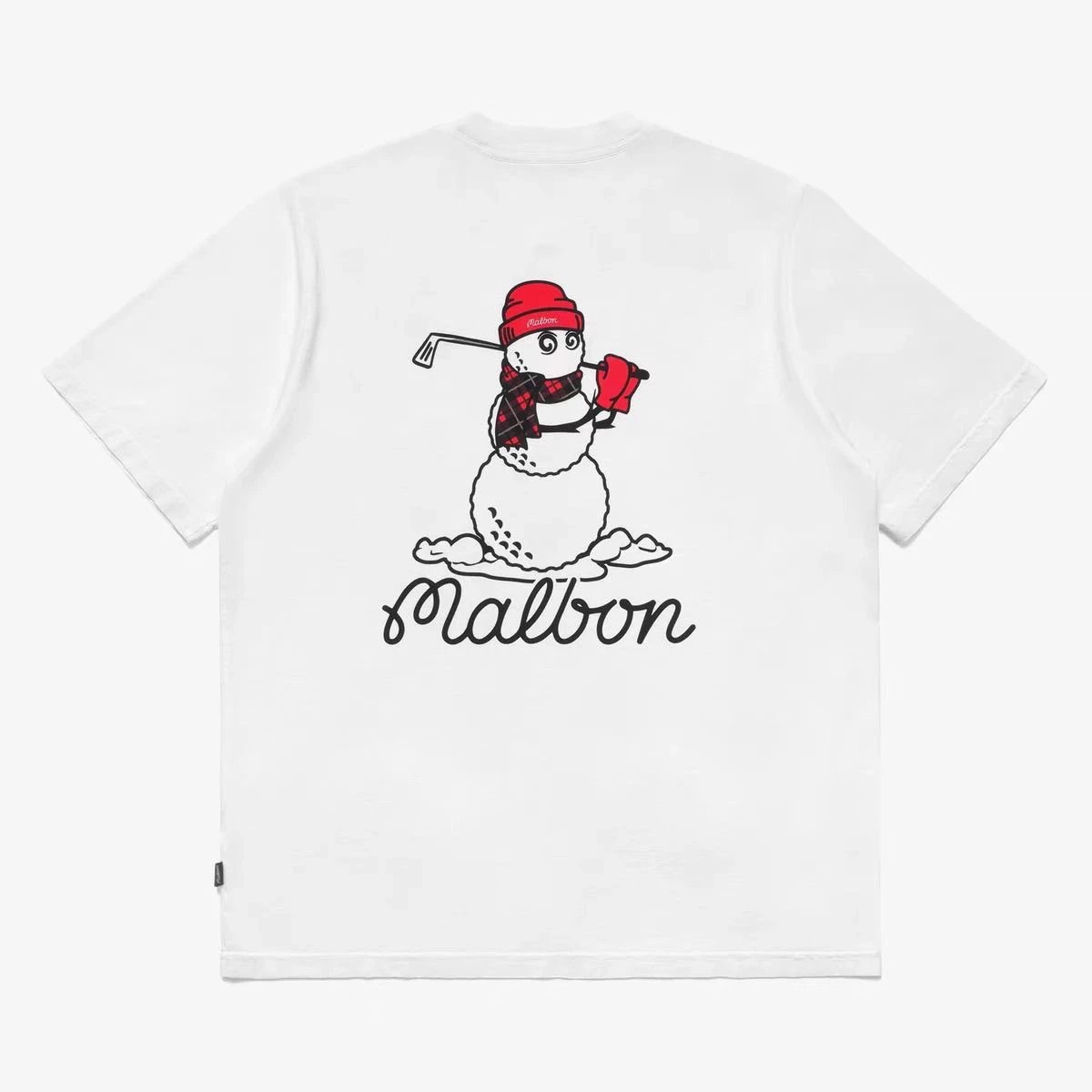 Malbon Golf Company Snowman Golf T-Shirt Black - 6