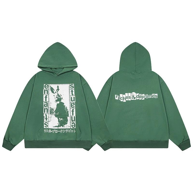 Enfants Box Logo Lime Green Hoodie - 9