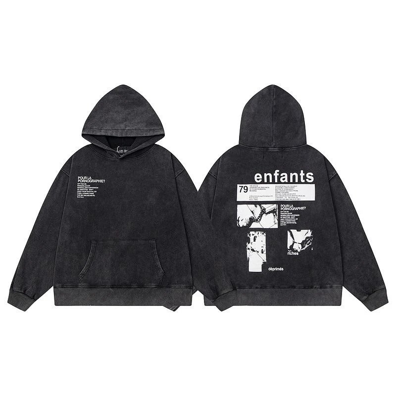 Enfants Box Logo Lime Green Hoodie - 10