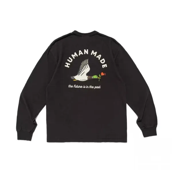 Human Made Heart Graphic Long-Sleeve T-Shirt White - 13