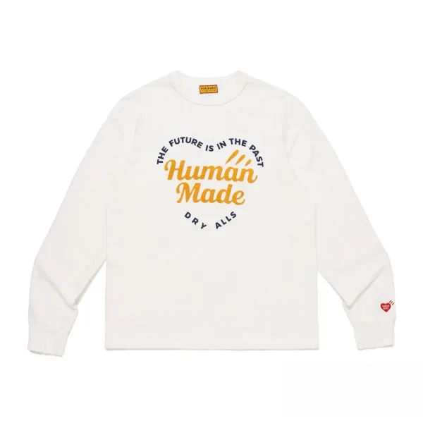 Human Made Heart Graphic Long-Sleeve T-Shirt White - 10