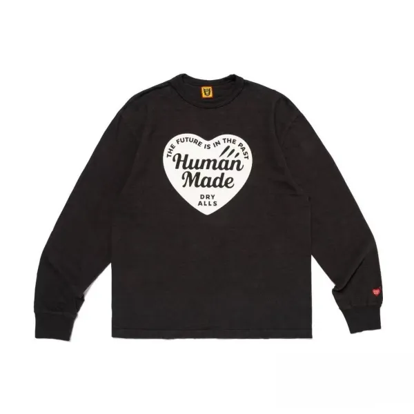 Human Made Heart Graphic Long-Sleeve T-Shirt White - 14