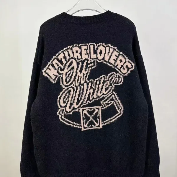 Off-White Nature Lovers Knit Sweater Black - 1