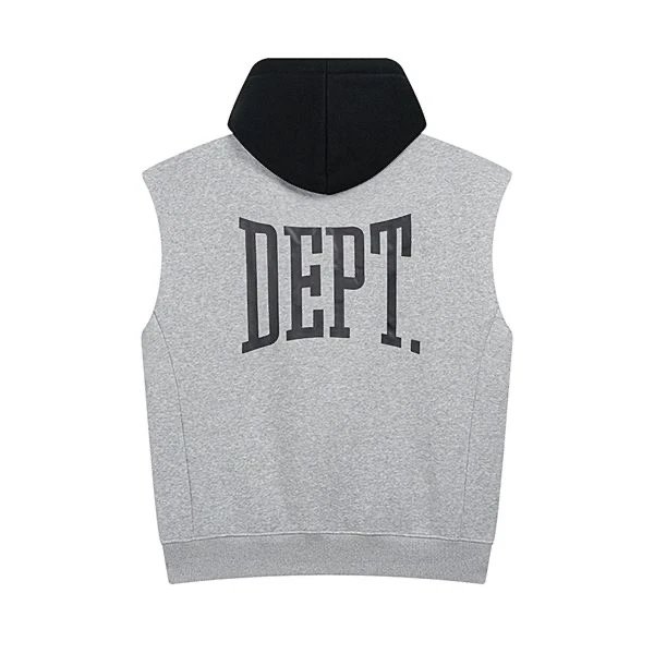 DEPT. Split-Color Sweat Shorts Black/Gray - 7