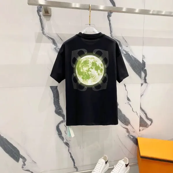 Alexander McQueen Moon Print Black T-Shirt - 1