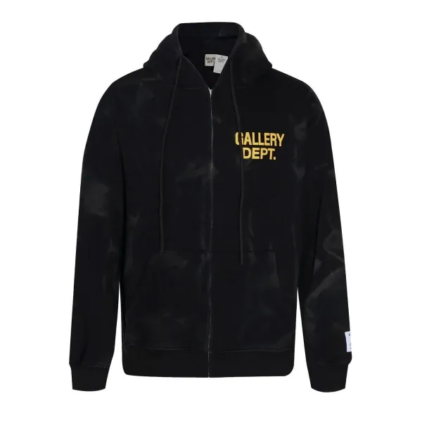 Gallery Dept. Tie-Dye Zip-Up Hoodie Blue - 7