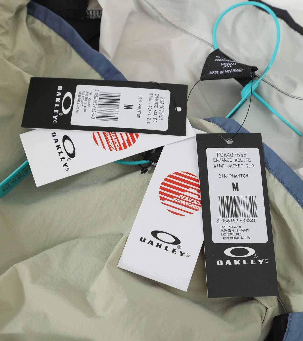 Oakley Windbreaker Jacket Black/White - 12