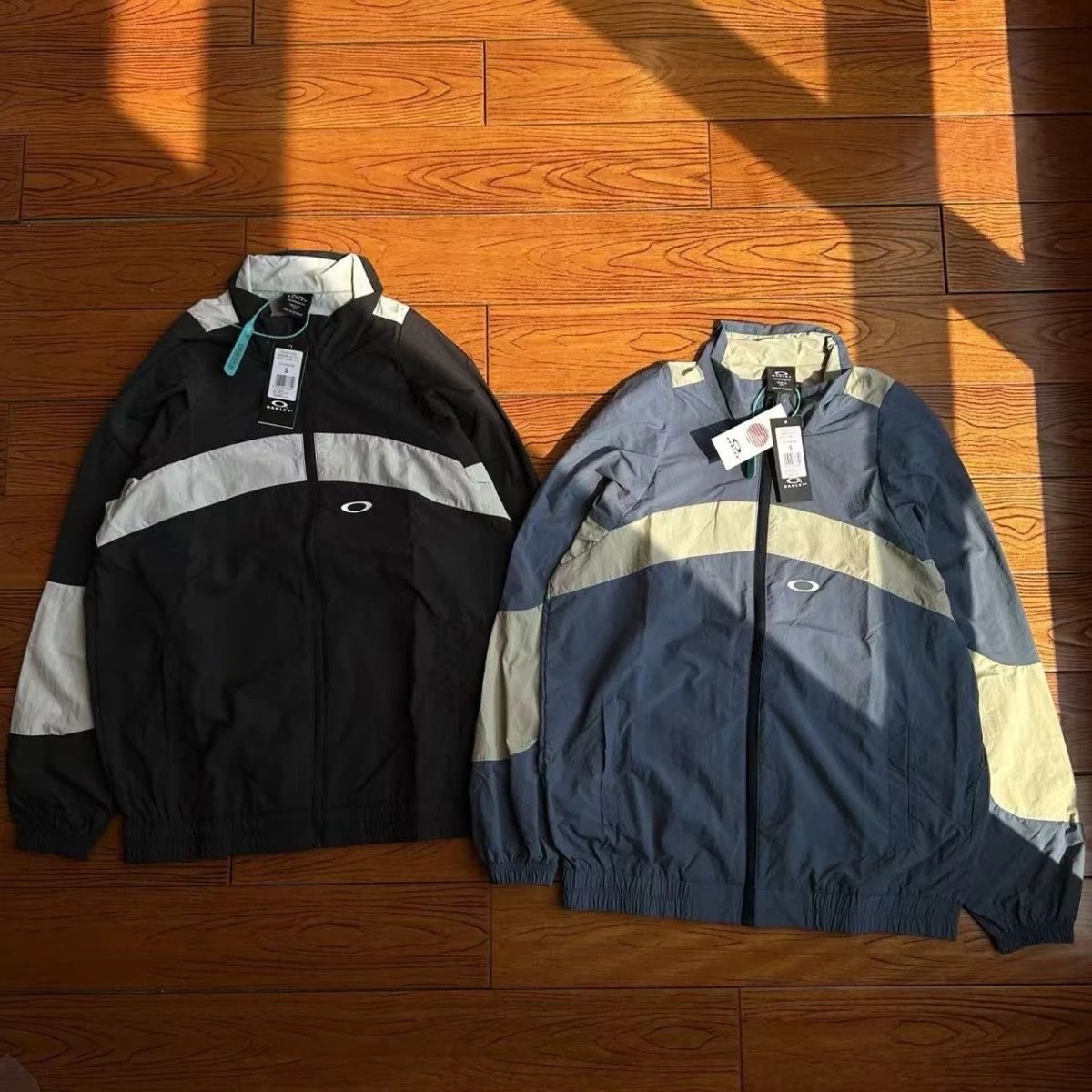 Oakley Windbreaker Jacket Black/White - 7