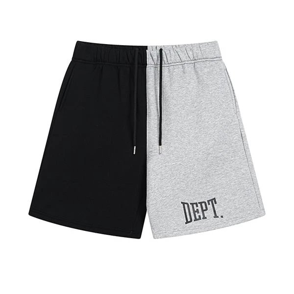 DEPT. Split-Color Sweat Shorts Black/Gray - 10