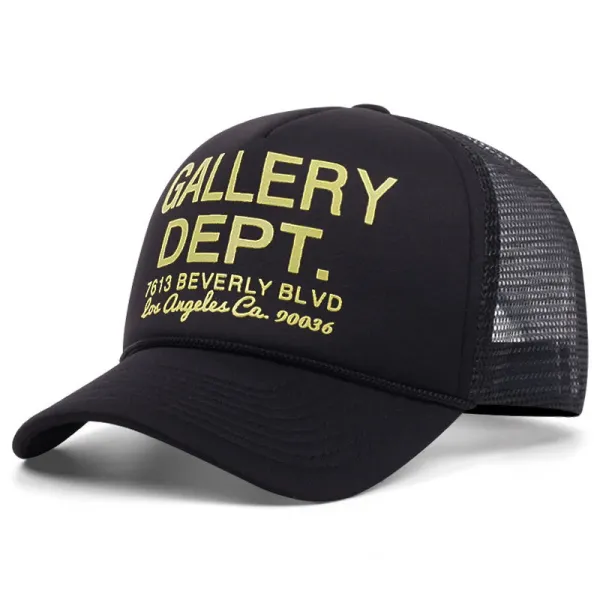 Gallery Dept. Beverly Blvd Trucker Cap Black - 1