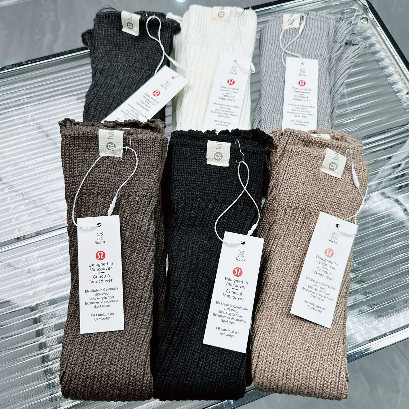 Athletic Knit Leg Sleeves Training Socks