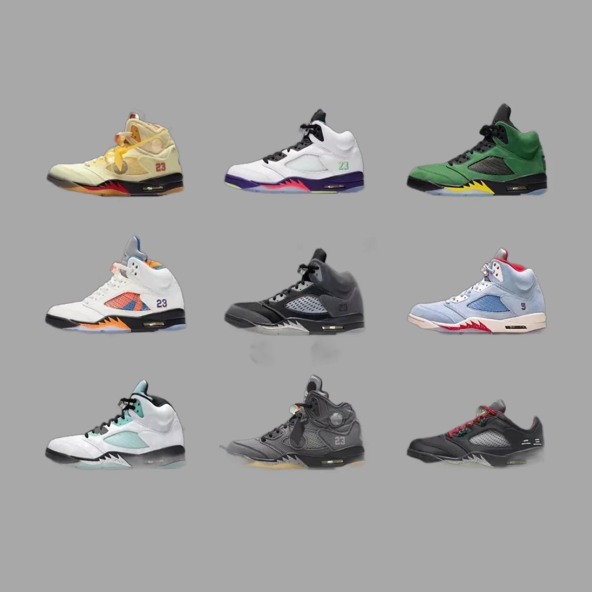 Air Jordan 5 Off-White Basketball Shoes