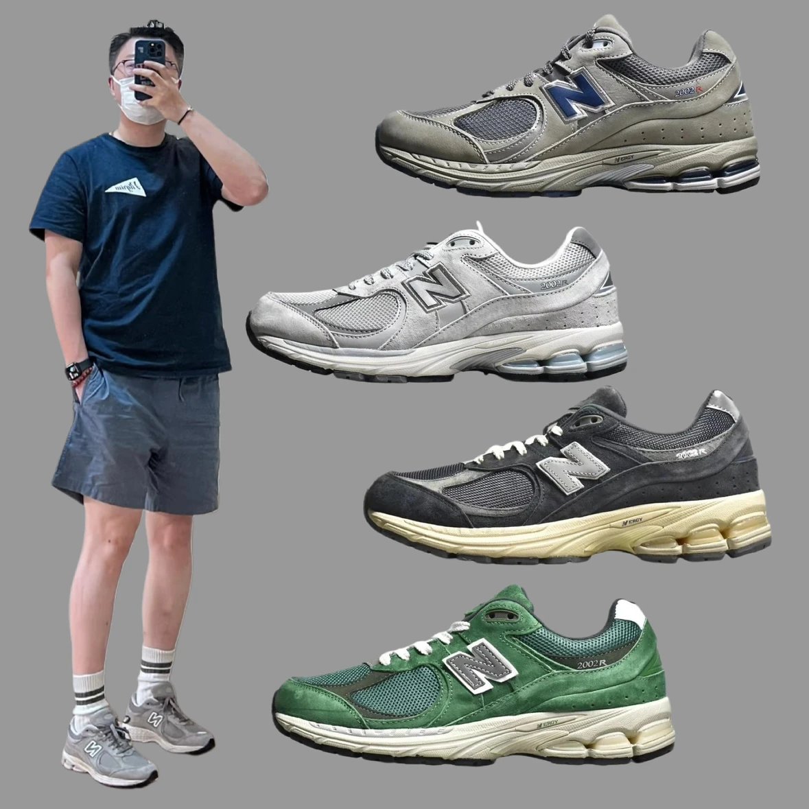 New Balance 2002R Retro Running Shoes for Men Women