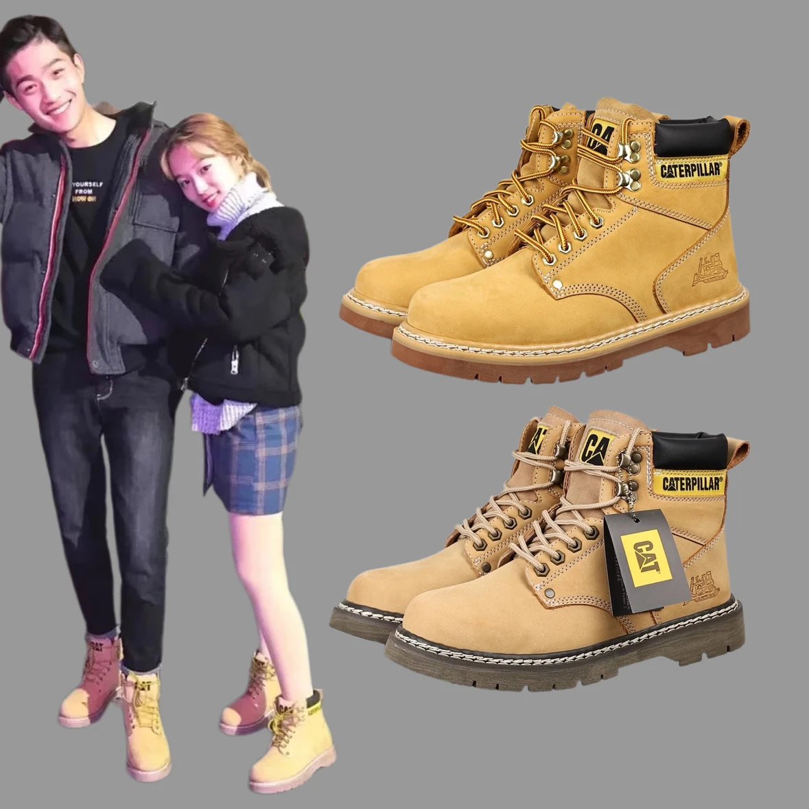 Caterpillar Couple High Top Work Boots