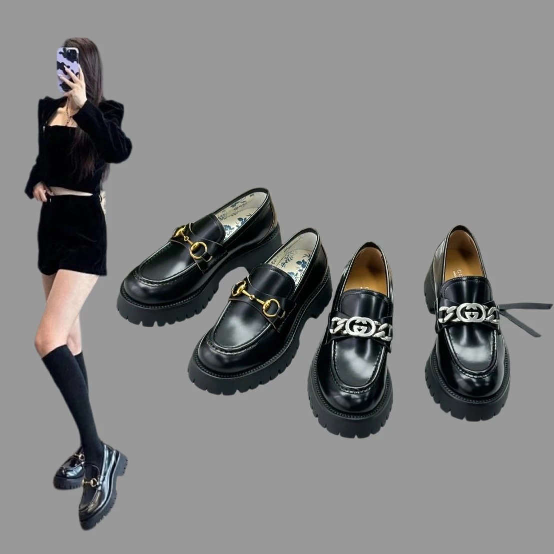 Gucci Women's Vintage Horsebit Loafers