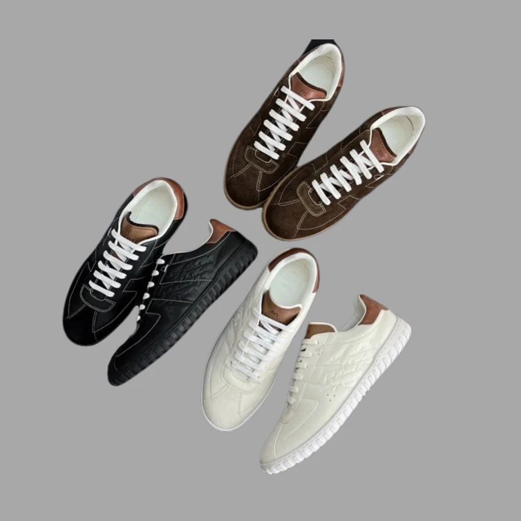 Berluti Men's Suede Leather Casual Sneakers