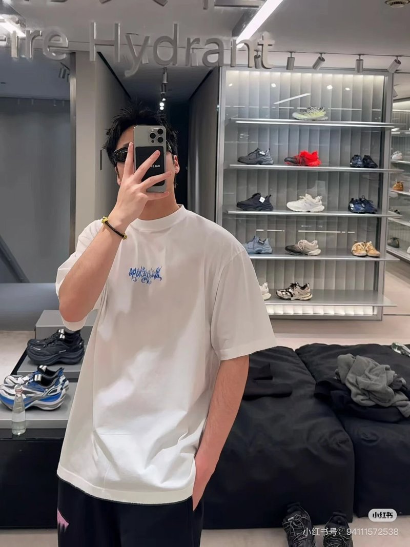 Balenciaga Blcg Sketchy T-Shirt