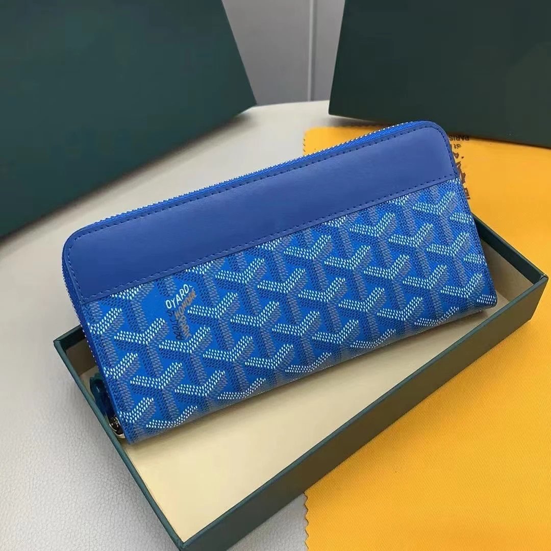 长款钱包 天蓝色+礼盒