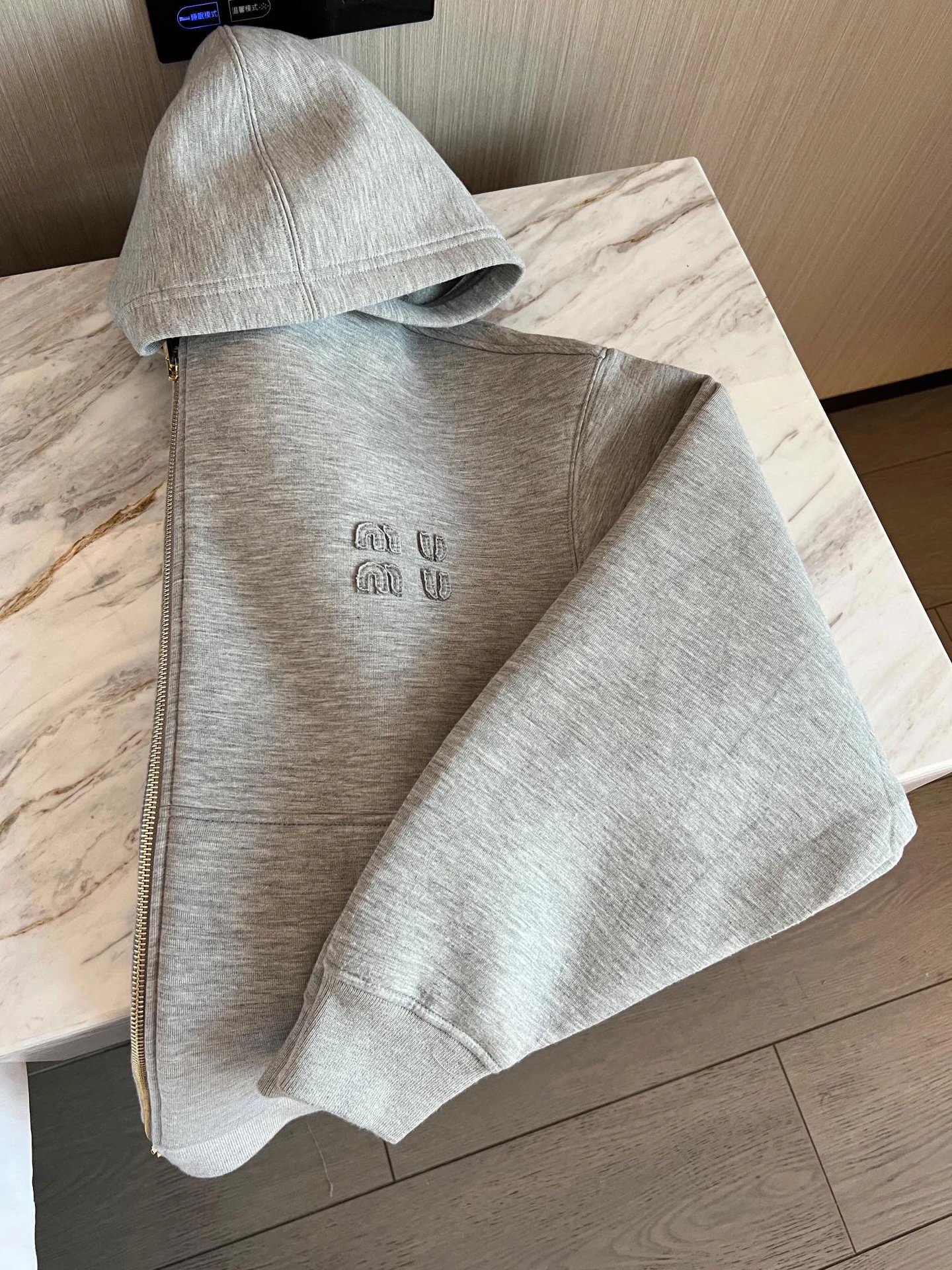Hooded Open Cardigan Jacket photo 6