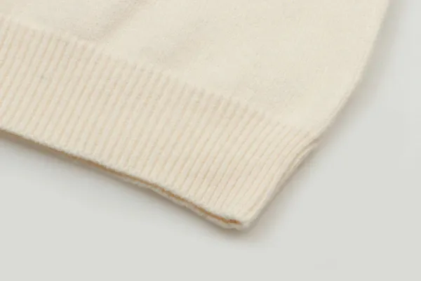 Off-White Off-Logo Knit Sweater Beige - 7