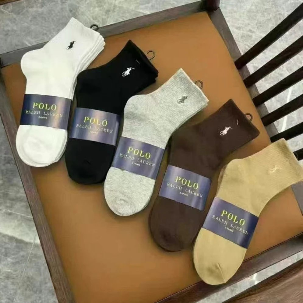 Ralph Lauren Low-Cut Short Socks 3-Pack photo 3