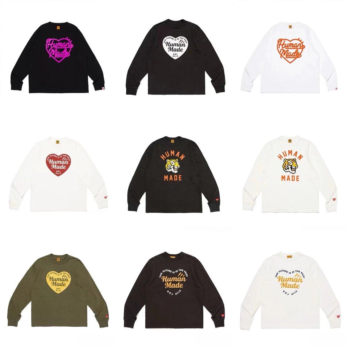 Humanmade Pure Cotton Long Sleeve T-Shirt
