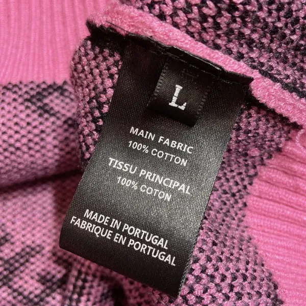 Vetements All-Over Logo Knit Sweater Black - 19