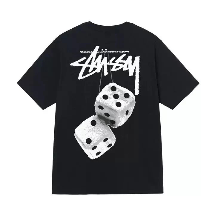 Stussy 8 Ball White Graphic T Shirt