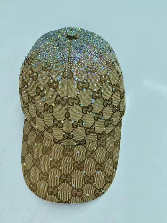 G Home Diamond studded Printed Hat Retro Embroidered Duck Tongue Hat Men's and Women's Baseball Hats