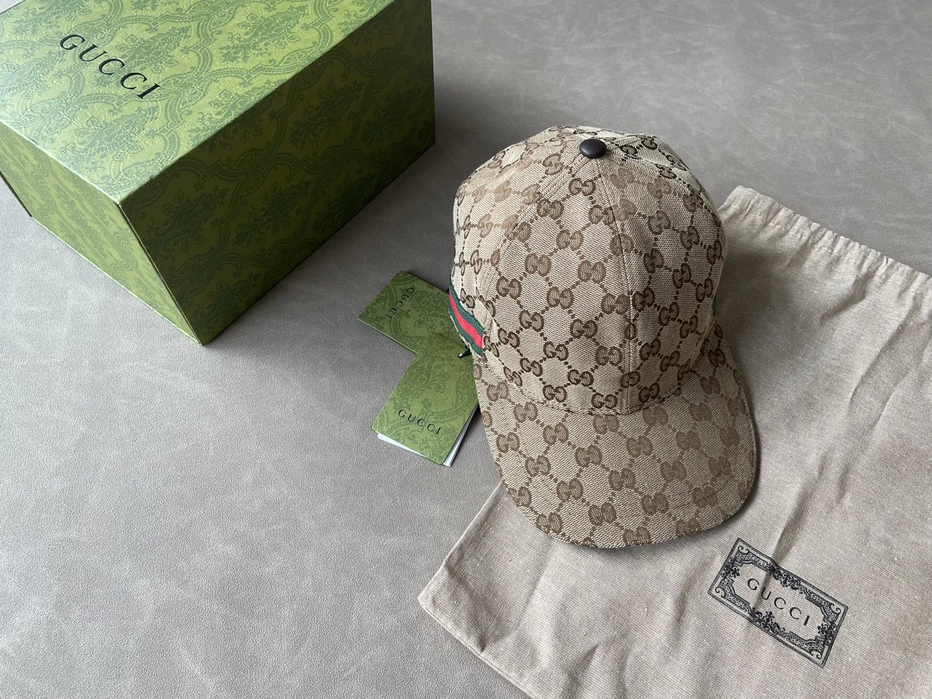 G Home Double G Series GG Pattern Printed Exquisite and Beautiful Cotton Baseball Hat