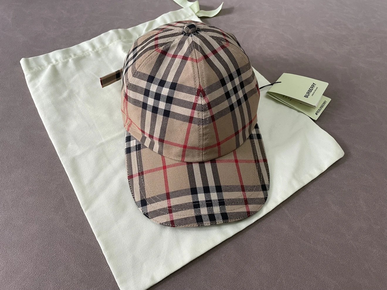 BBR 个性经典印花 织物 鸭舌帽 男款