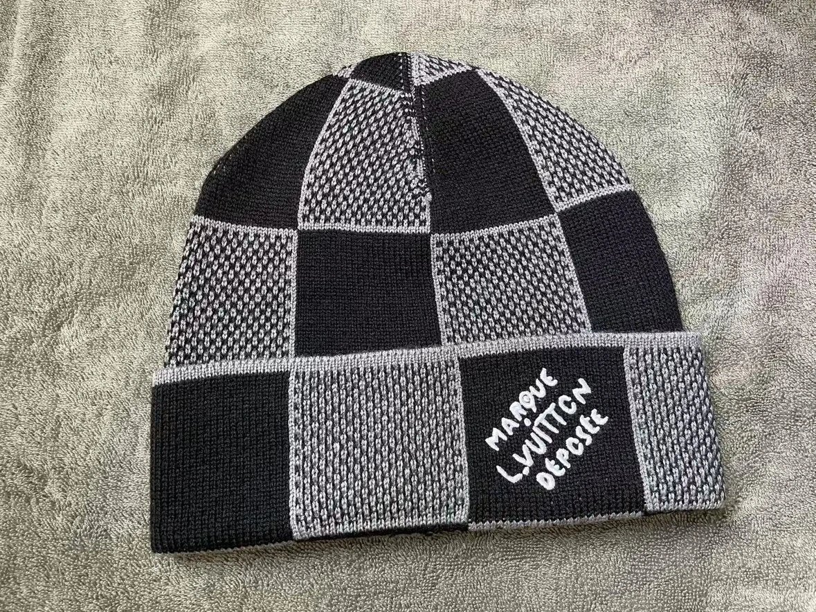 New printed cold hat knitted hat printed hat warm unisex hat