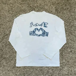 thumbnail for AR short sleeve handshake heart white long sleeve