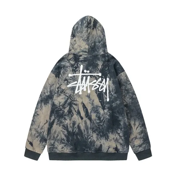 Stüssy Tie-Dye Oversized Hoodie - 1