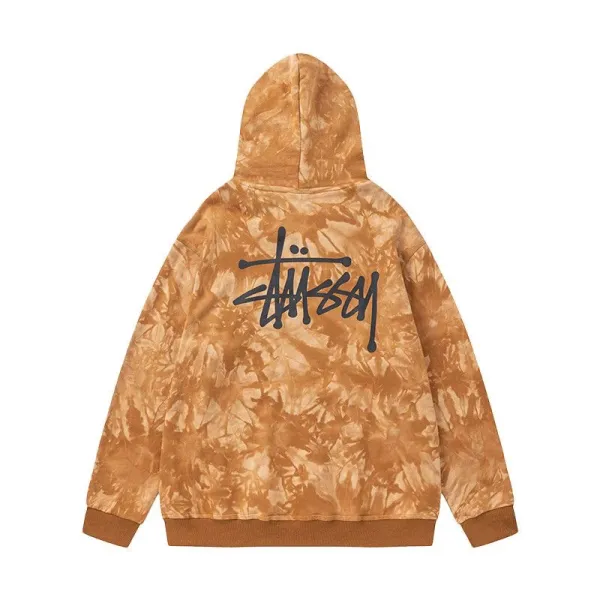 Stüssy Tie-Dye Hoodie Orange - 6