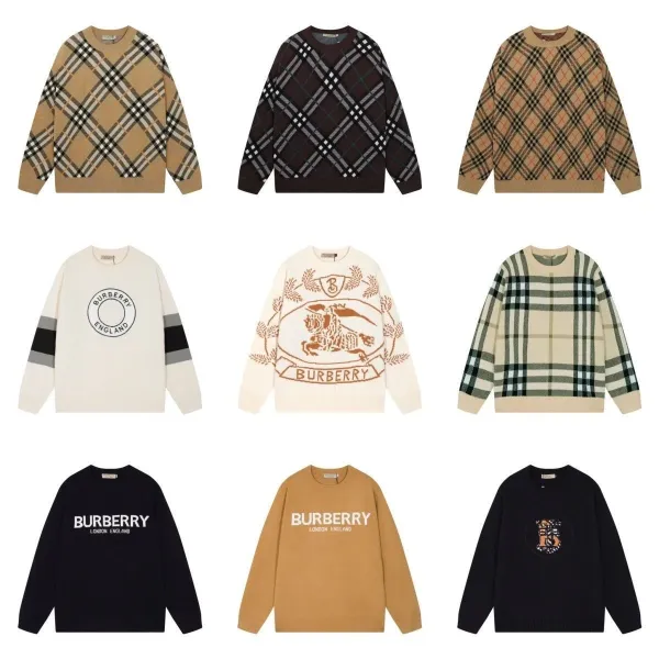 Loewe Anagram Intarsia Knit Sweater Beige - 5