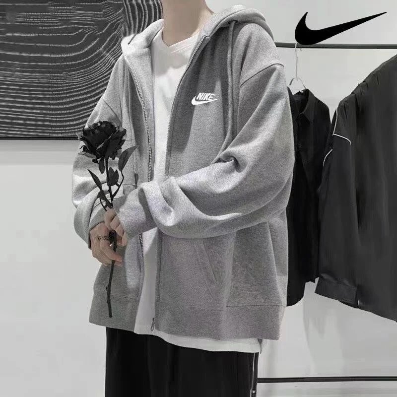 Nike Sportswear Club Fleece Full-Zip Hoodie Black - 6