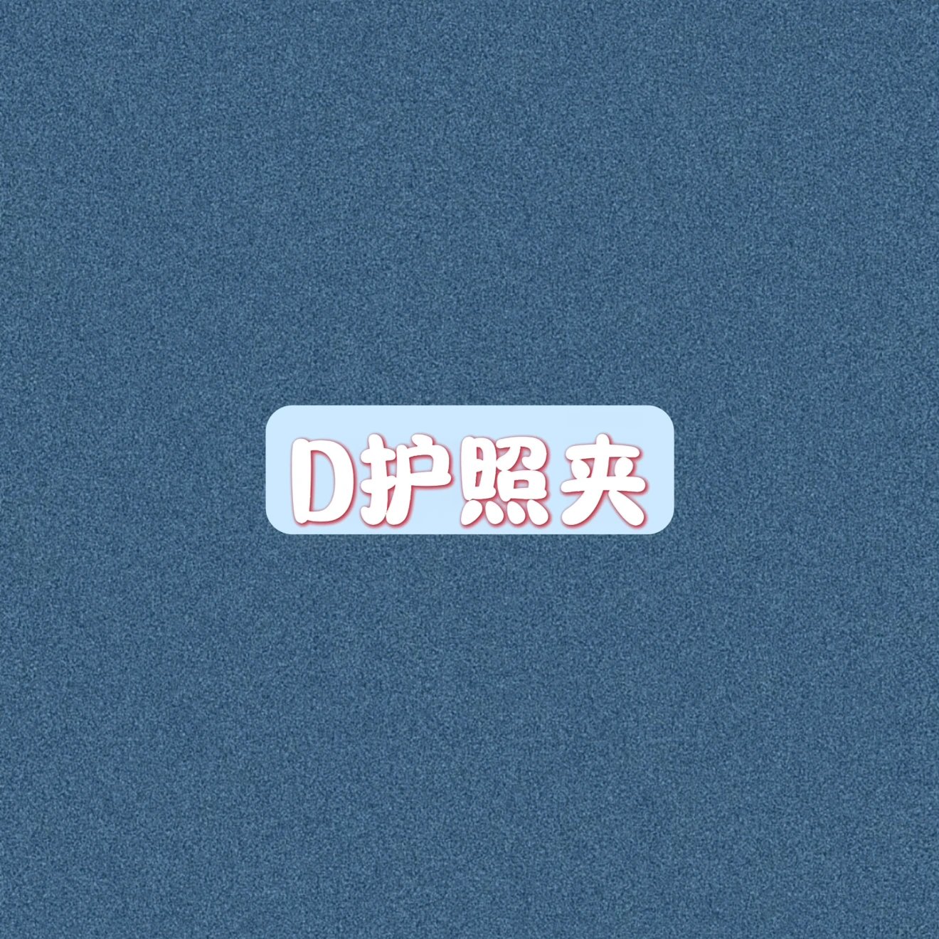 【 In Stock 】 D Passport Clip (SF Express Air Freight)