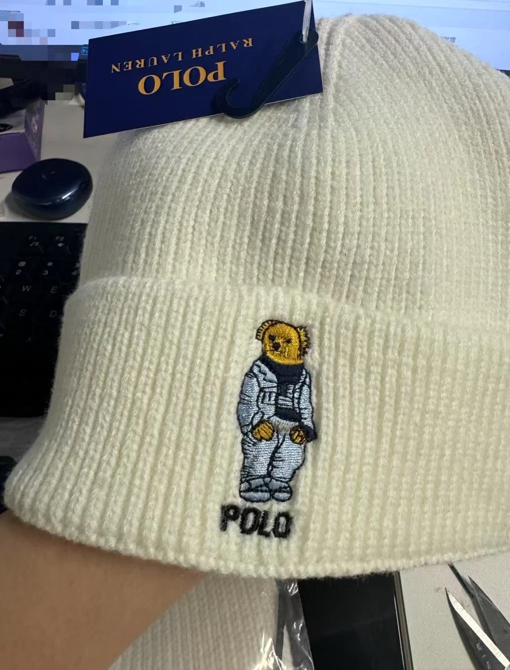 Bear Wool Knitted Beanie photo 6